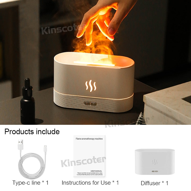 Umidificador de Ar Efeito Flamejante